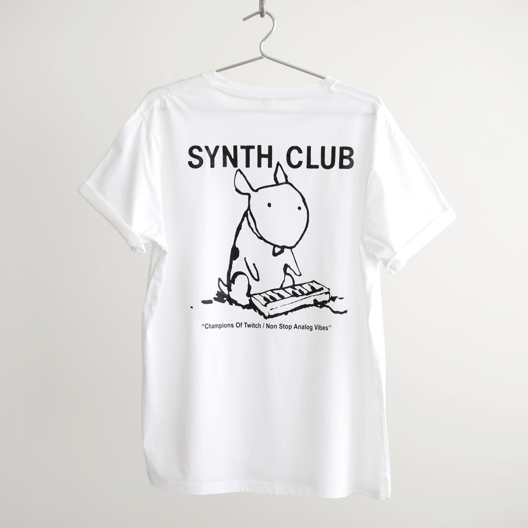 Synth Club Tee (White)