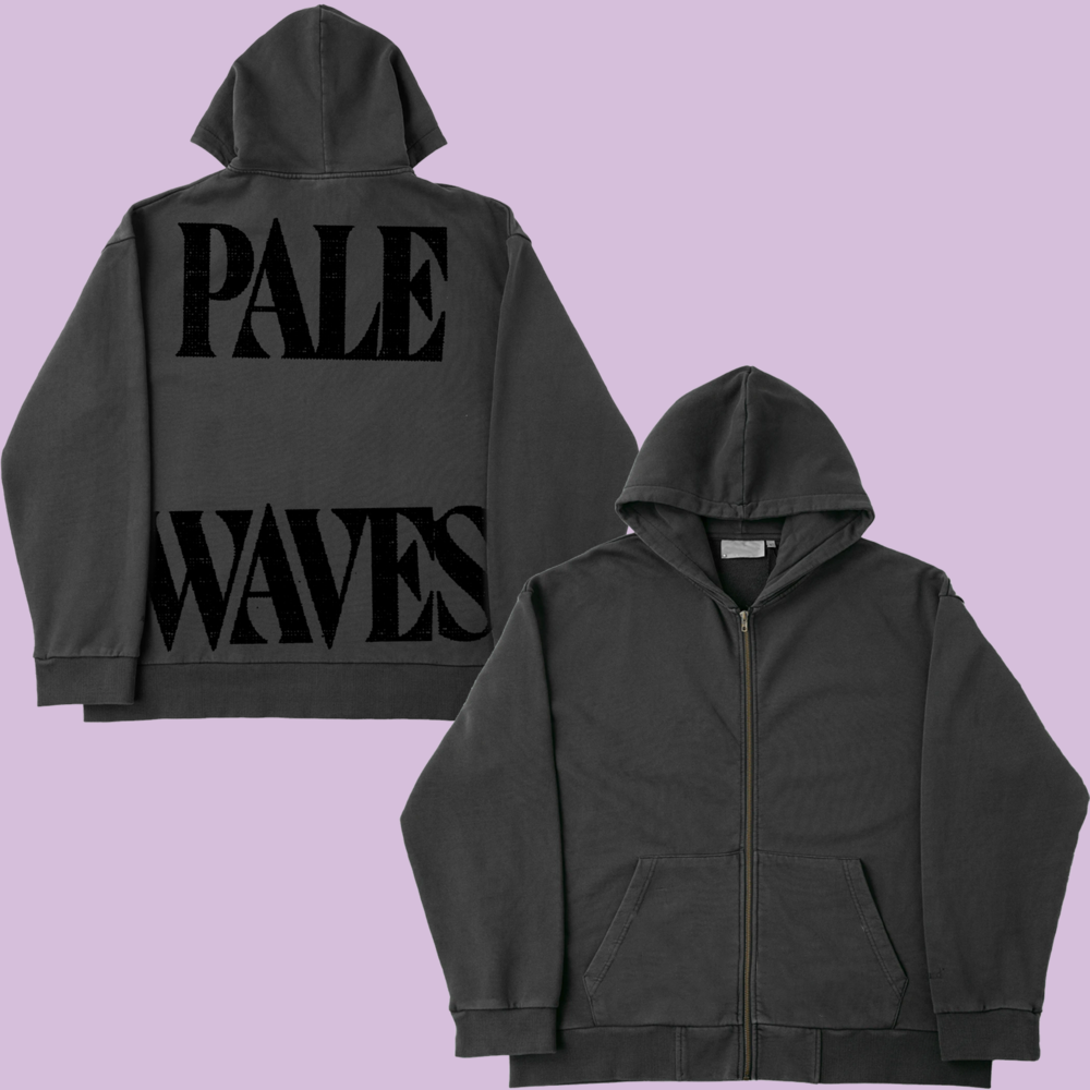 Back Logo Zip-Up Hoodie