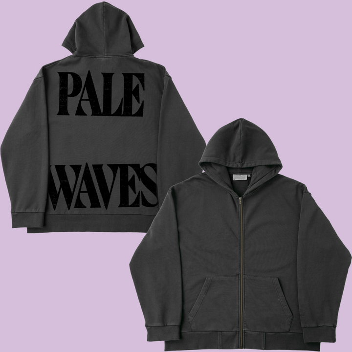 Back Logo Zip-Up Hoodie