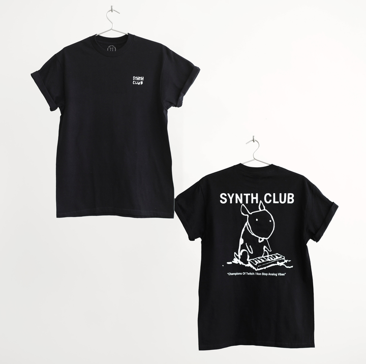 Synth Club Tee (Black)