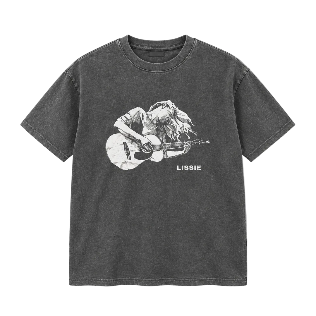 Lissie Live Ash Black Tee