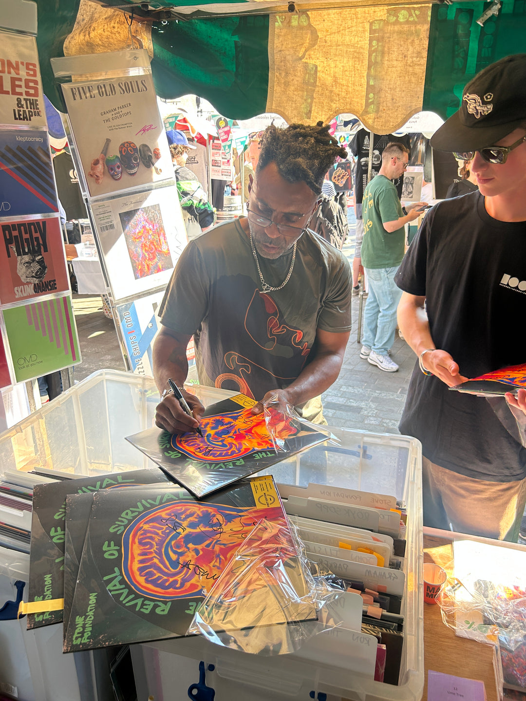 Stone Foundation | The Revival Of Survival - First Edition LP signed by band & guest vocalist Omar