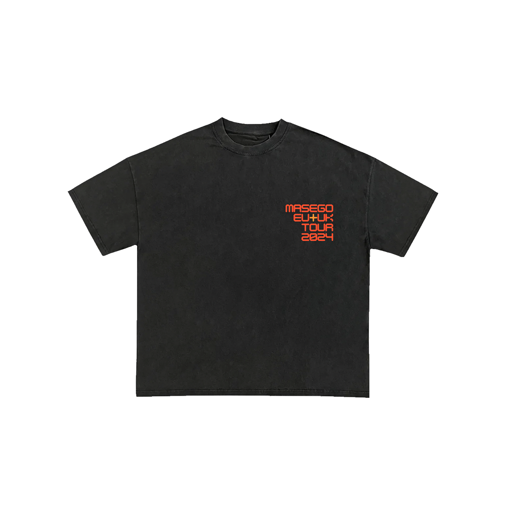 Black Tour T-shirt (Map Graphic)