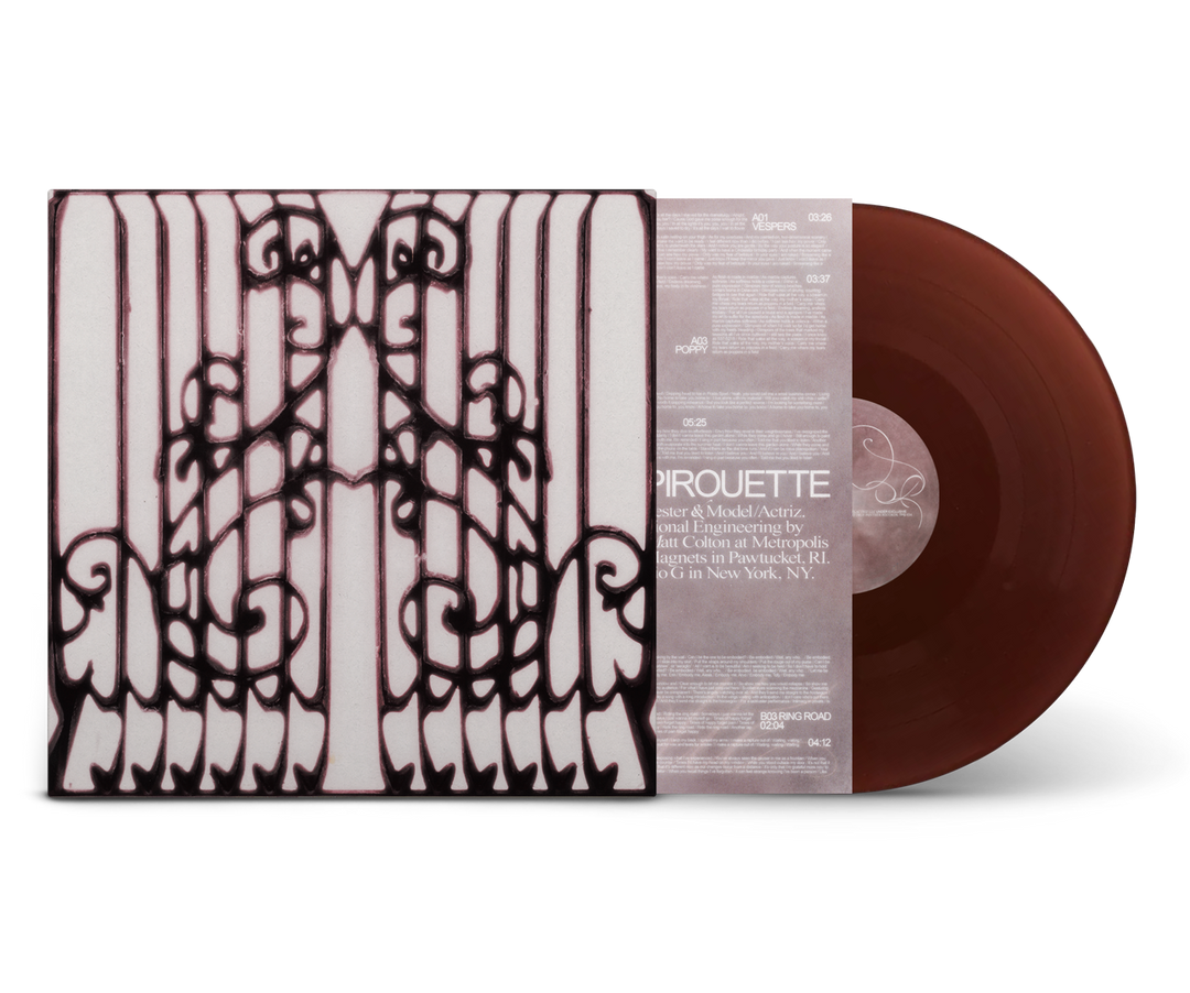Model/Actriz new album 'Pirouette' on rusty exclusive vinyl 